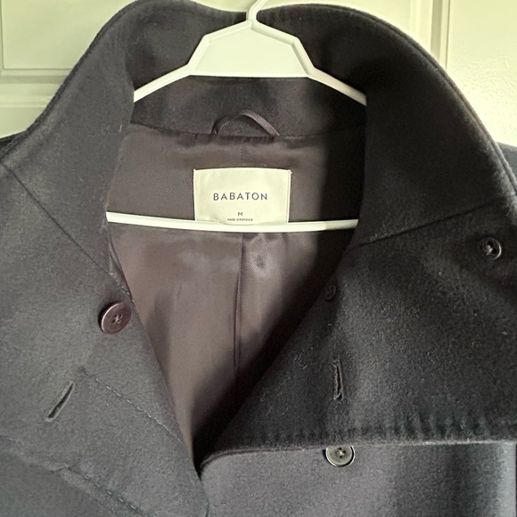 Aritzia Babaton Walton Navy Wool Coat - Picture 6 of 7